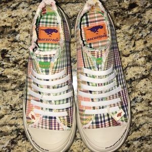 Rocket Dog Prep School Plaid Slip-on Shoes